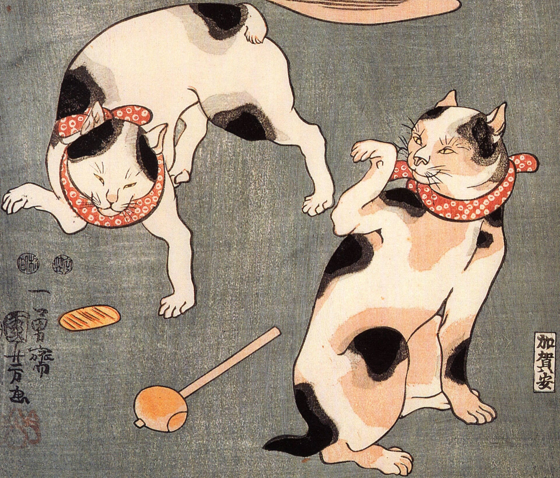 歌川国芳の猫の浮世絵